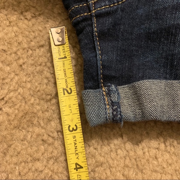 Abercrombie & Fitch Dark Blue Jean Shorts - Picture 5 of 7